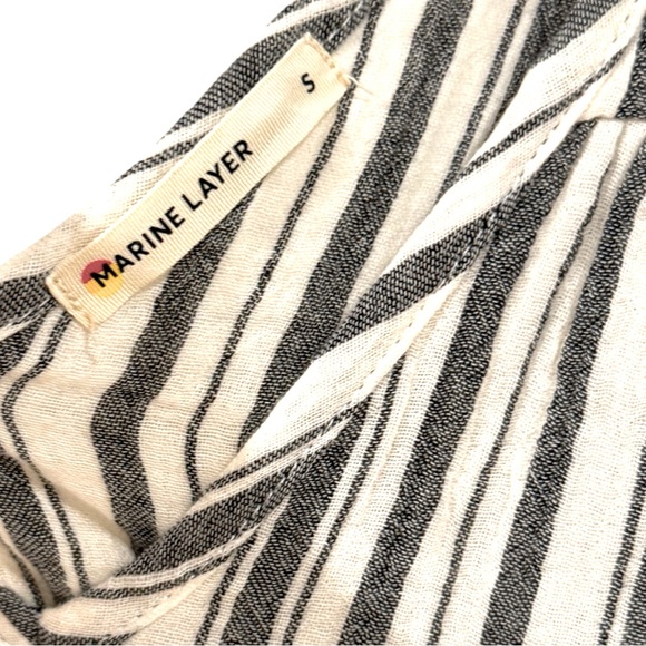 Marine Layer Corinne Double Cloth Maxi Dress - Picture 4 of 13